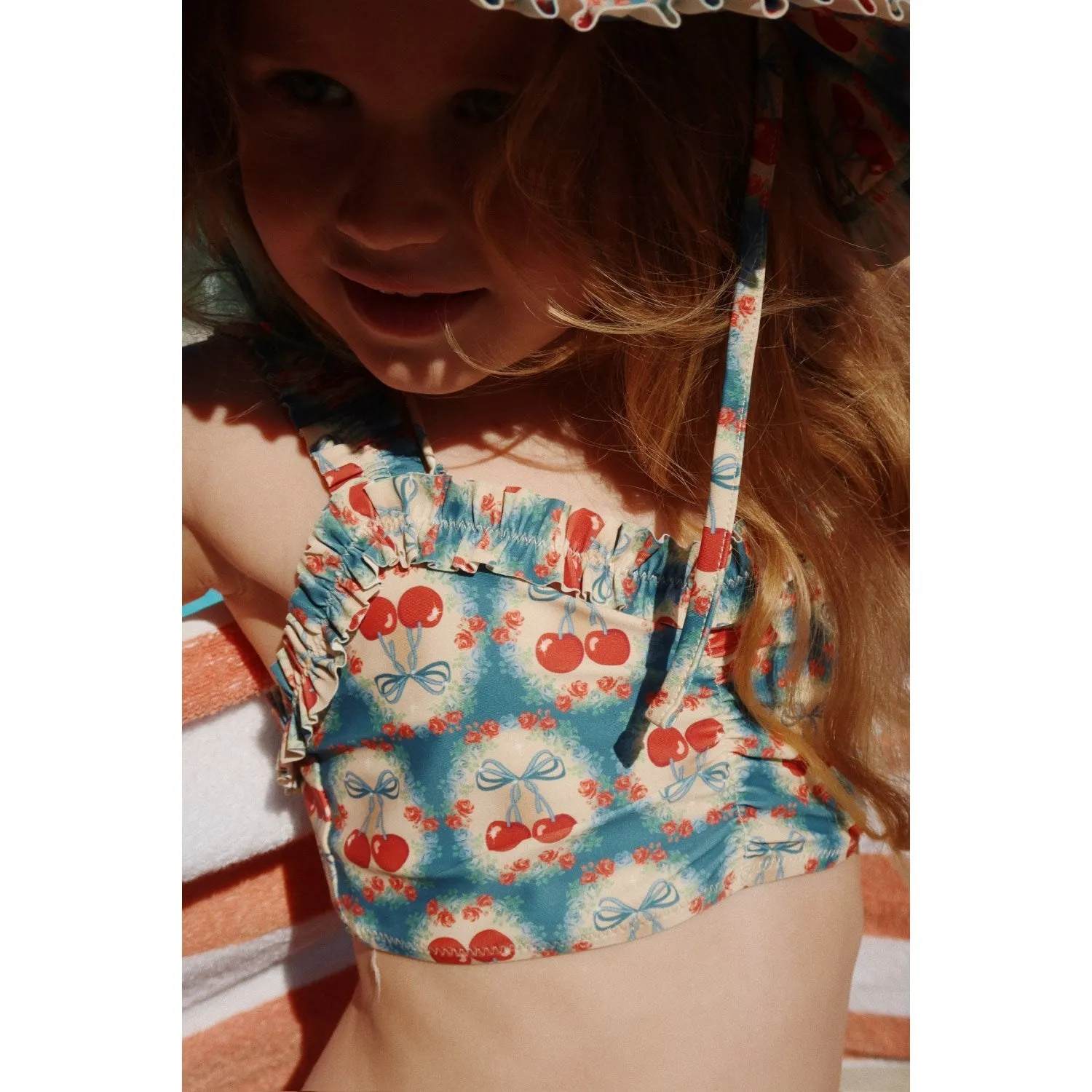 Konges Sl?jd Cherry Bow Blue Maya Bikini Grs