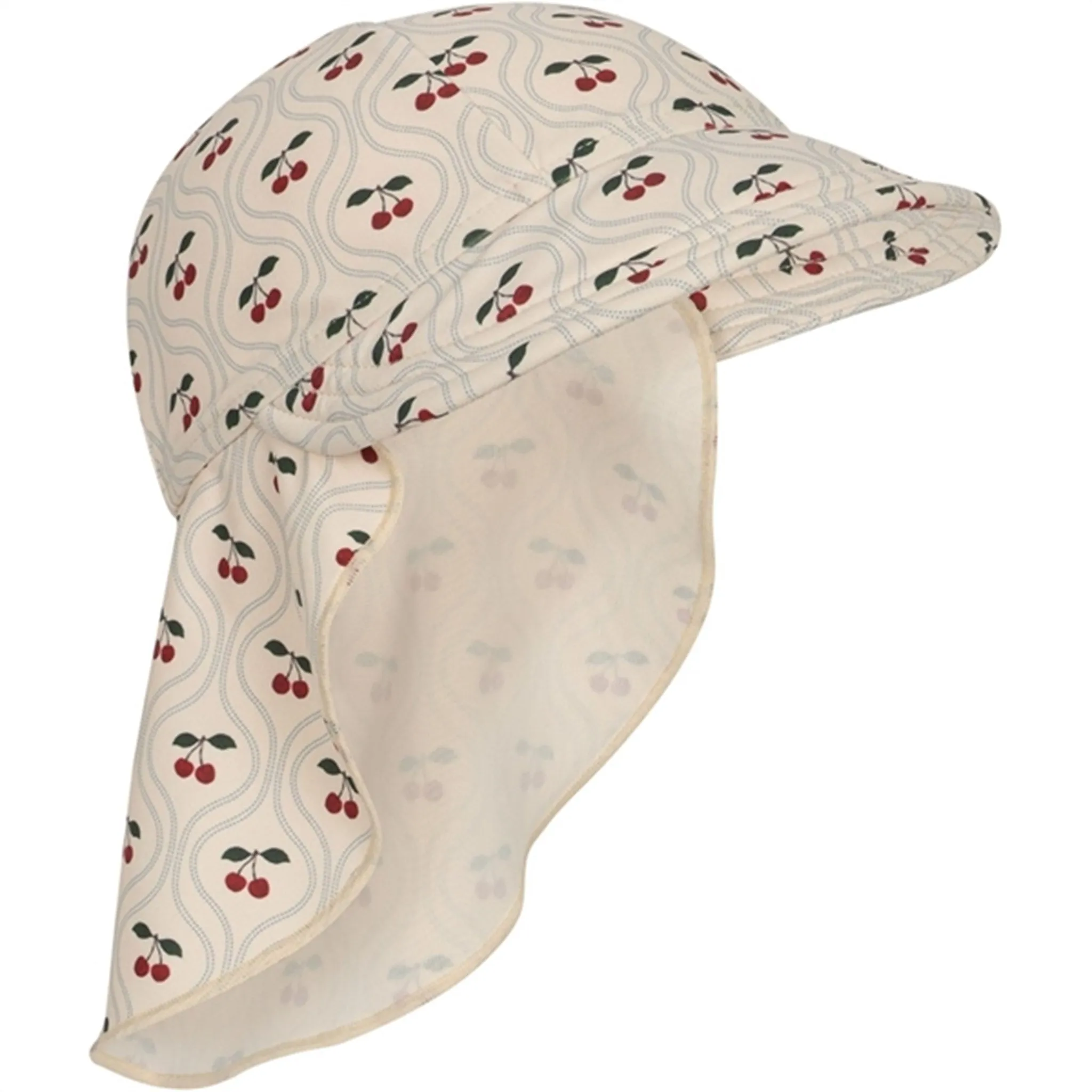 Konges Sl?jd Manuca Frill Sun Hat Cherry Motif