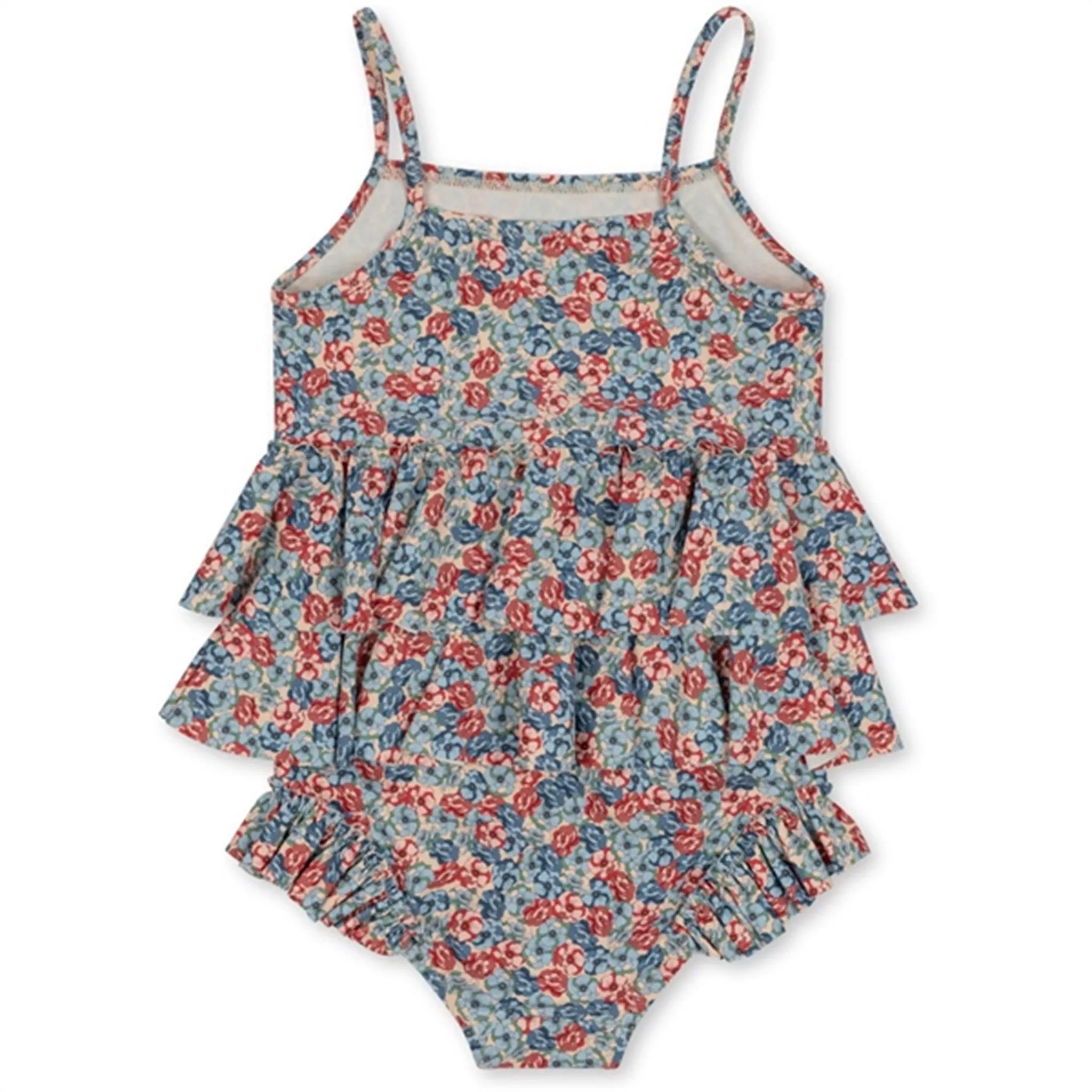 Konges Sl?jd Manuca Frill Swim Suit Rosie Blue
