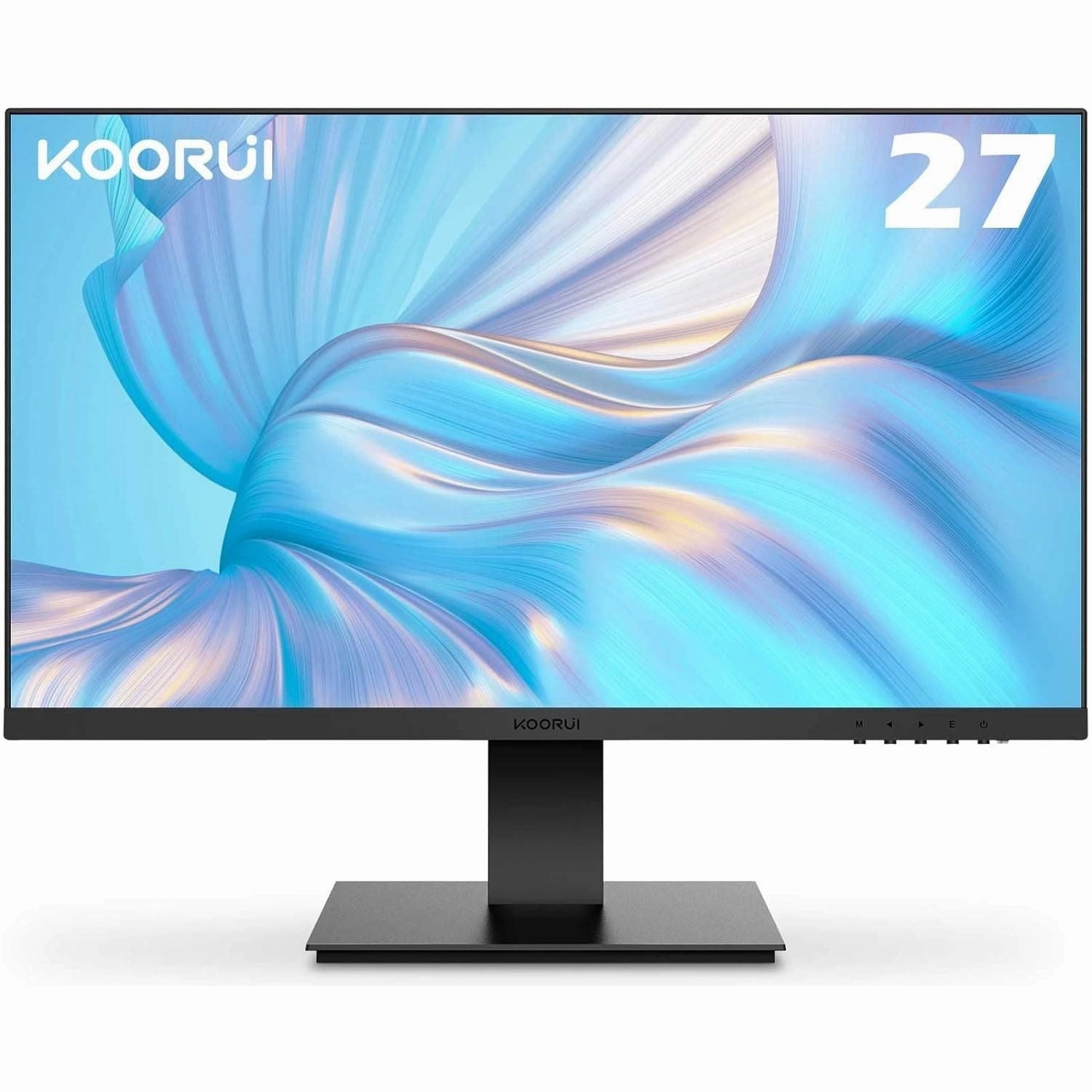KOORUI 27" FHD Frameless Monitor - 1080P, 75Hz, HDMI VGA, 99% sRGB, 5ms, Eye Care, Virtually Borderless Display retro game consoles, buy sega console, retro gaming accessories