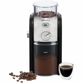 Krups GVX231 Expert Burr Coffee Grinder, Automatic, Easy Clean, Black & Silver phone accessories, mobile phone cases, best charging cable