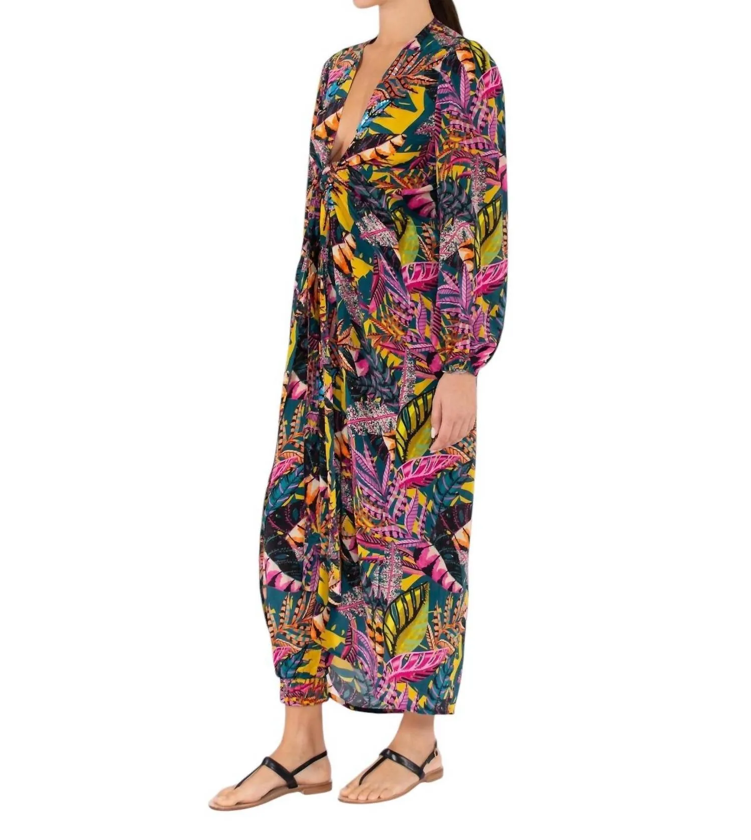 Lauren Cover Up In High Summer Color Folage
