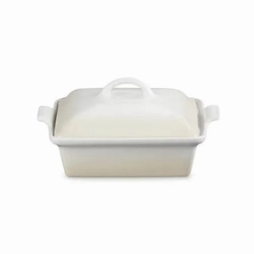 Le Creuset 23cm Heritage Square Dish with Lid  Meringue Stoneware phone accessories, mobile phone cases, best charging cable