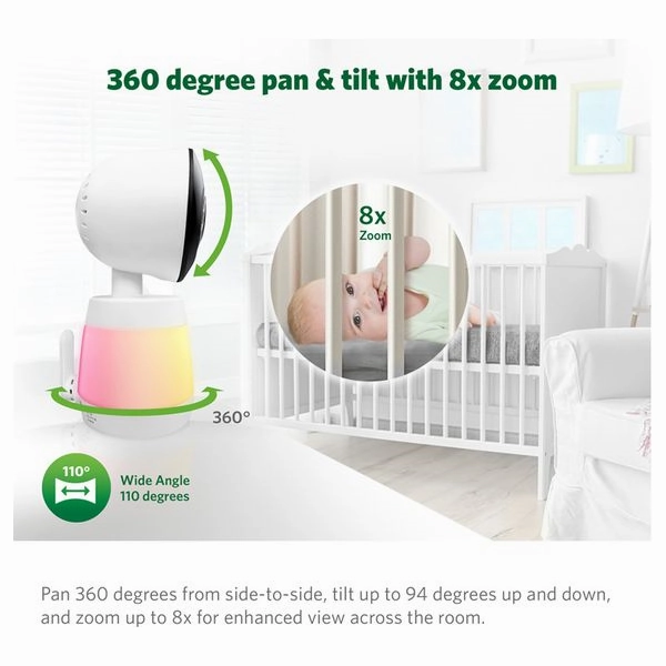 LEAPFROG LF2936FHD 5.5" Smart Video Baby Monitor - White