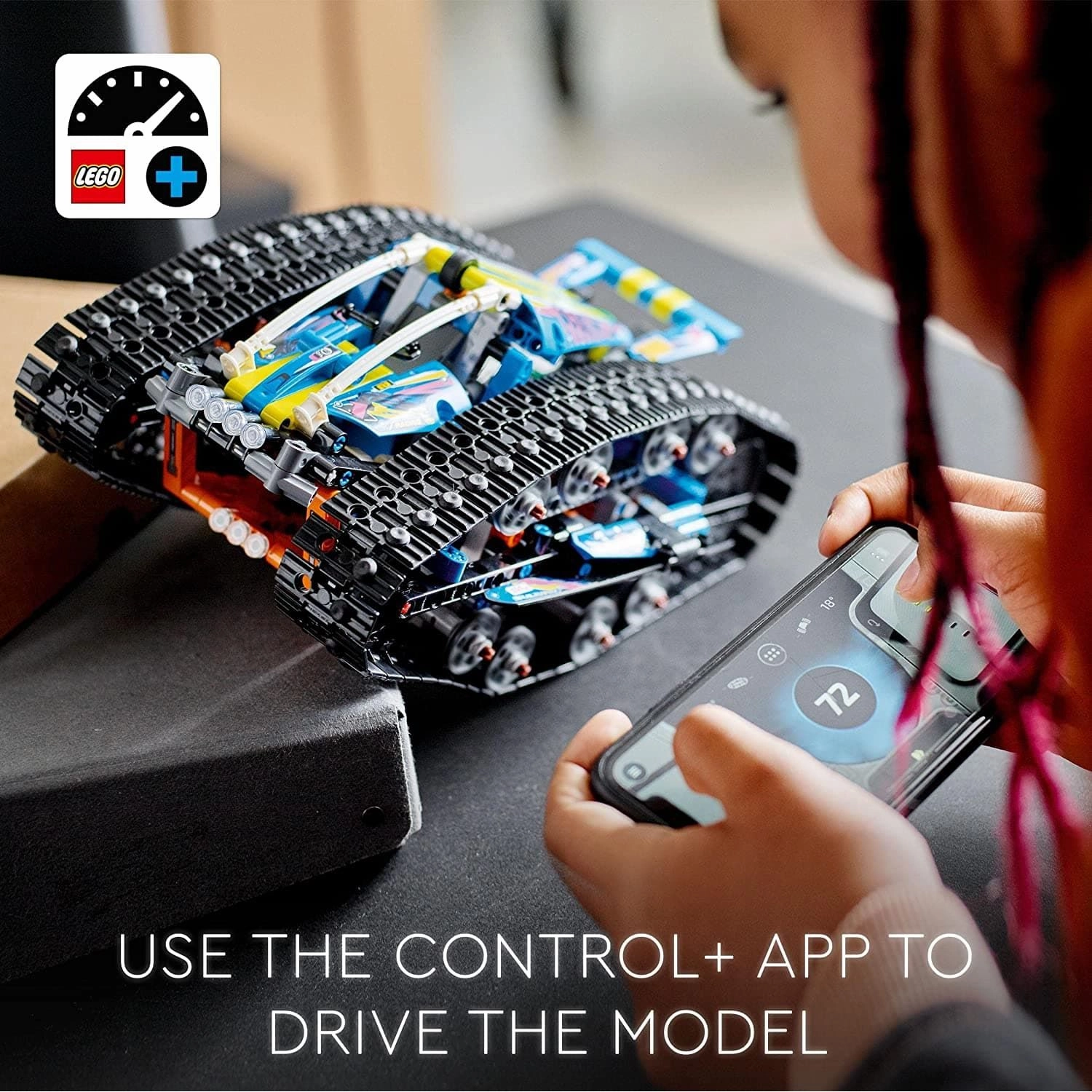 LEGO Technic App-Controlled Transformation RC Toy Car 42140