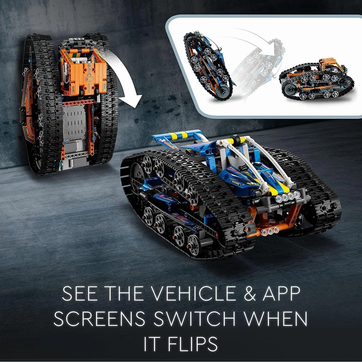 LEGO Technic App-Controlled Transformation RC Toy Car 42140