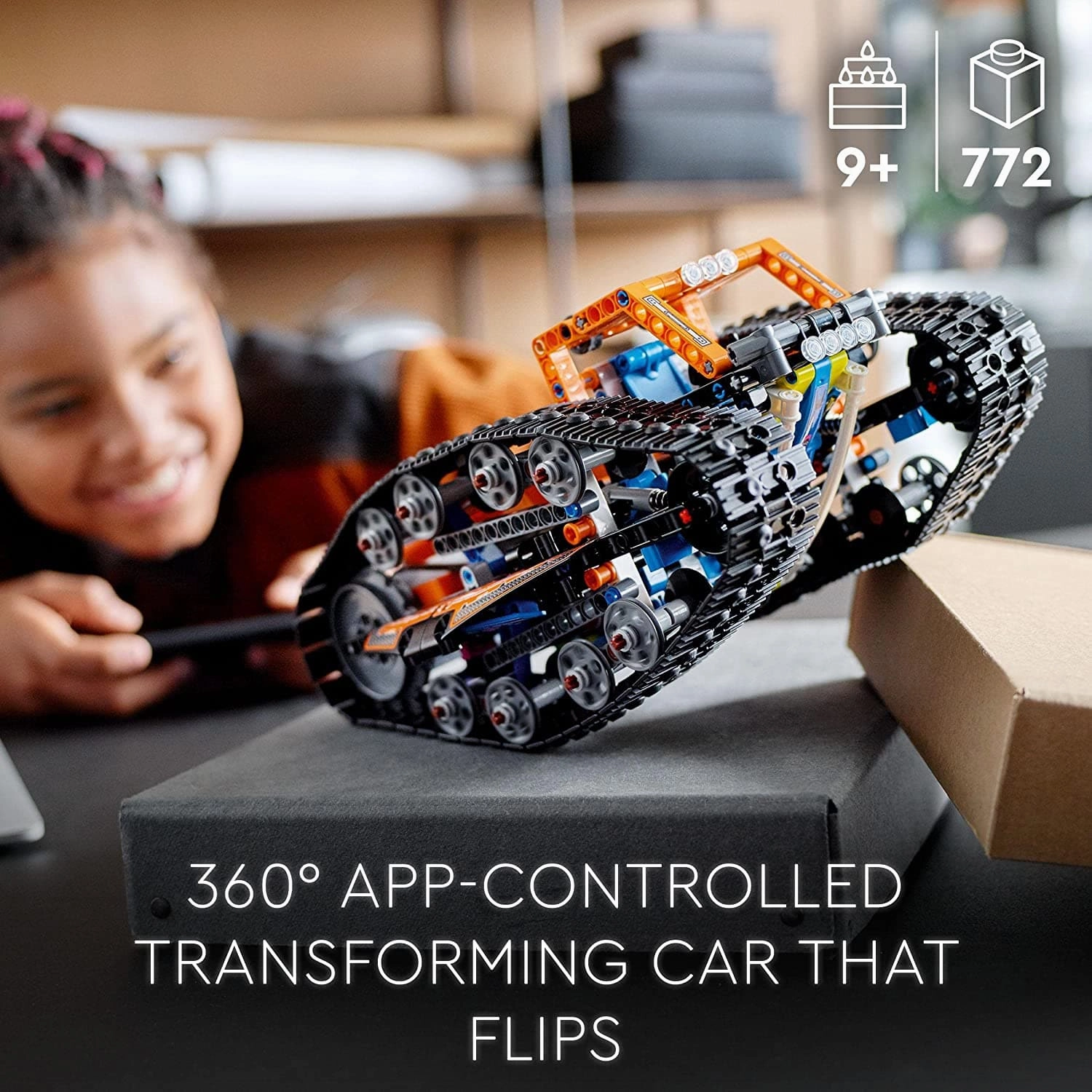 LEGO Technic App-Controlled Transformation RC Toy Car 42140