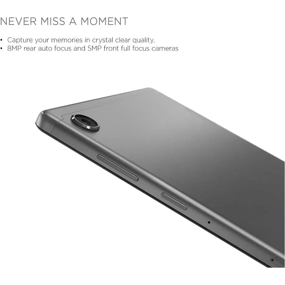 Lenovo Tab M10 HD (2nd Gen), 10.1-inch Display- (Octa core 2.3GHz, 4GB RAM, 64GB Storage, Android 10) - Iron Grey