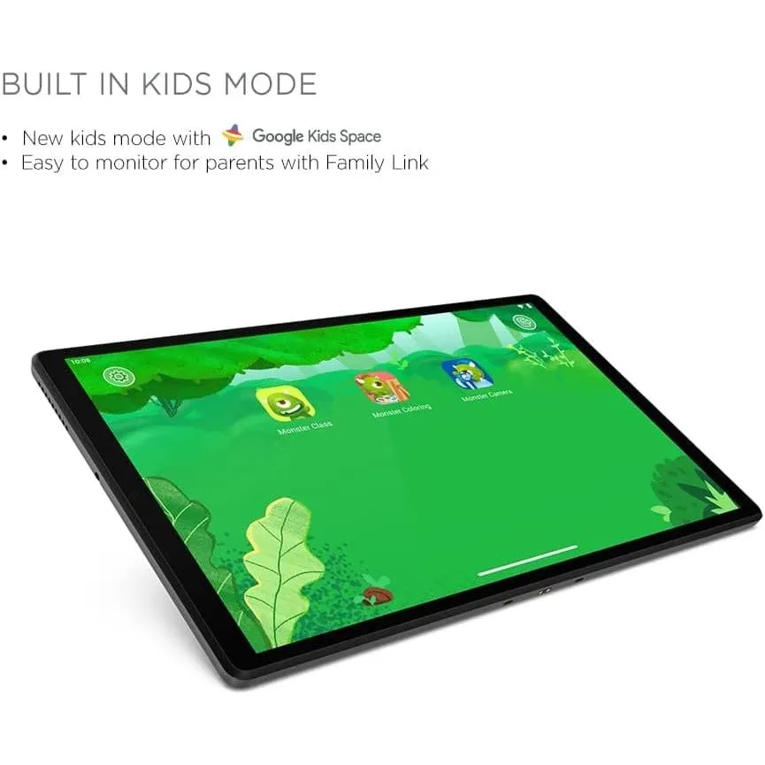 Lenovo Tab M10 HD (2nd Gen), 10.1-inch Display- (Octa core 2.3GHz, 4GB RAM, 64GB Storage, Android 10) - Iron Grey
