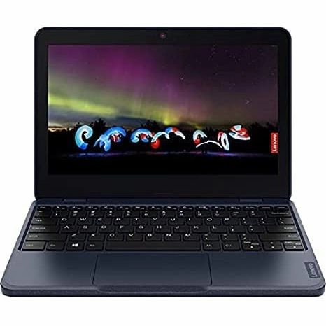 Lenovo 100w Gen 3 11.6" Laptop, AMD 3015e, 4GB RAM, 128GB eMMC, Windows 11 SE - Blue computer monitors, 4k monitor for work, gaming monitors sale