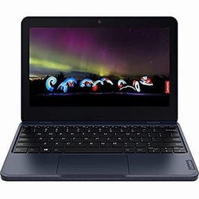 Lenovo 100w Gen 3 11.6" Laptop, AMD 3015e, 4GB RAM, 128GB eMMC, Windows 11 SE - Blue computer monitors, 4k monitor for work, gaming monitors sale