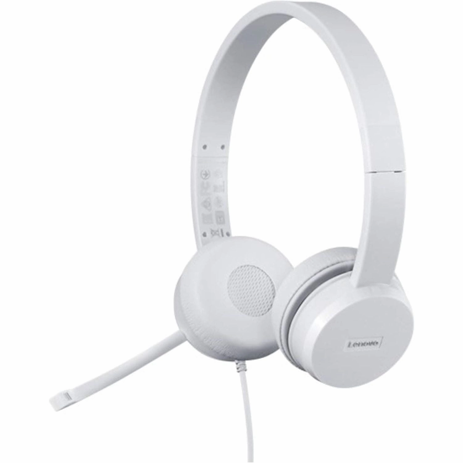 LENOVO 110 Stereo Headset - ClouLenovo 110 USB Stereo Headset, Noise Cancelling, Adjustable Boom Mic, Long Cable, Works with Chromebook - Silver/Grey (GXD1B67867)d Grey home and kitchen gadgets, smart home electronics, kitchen tech gadgets