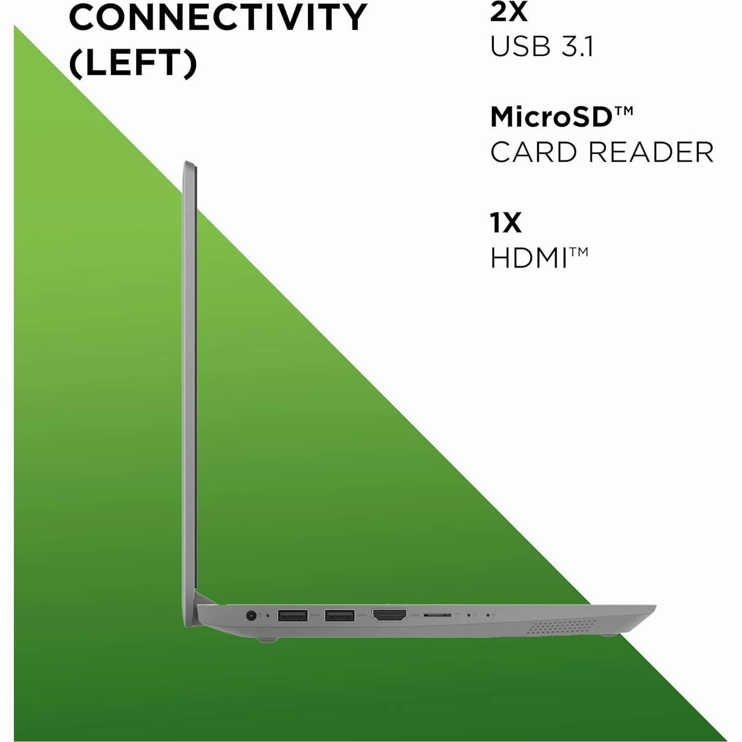 Lenovo IdeaPad 1 - 14 Inch - 64GB SSD - 4GB RAM - AMD 3020e Processor - Windows 10S - Platinum Grey