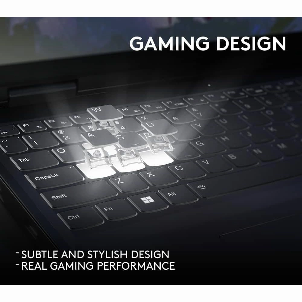 Lenovo IdeaPad 3 15.6 Inch Full HD Gaming Laptop - (AMD Ryzen 5 6600H, NVIDIA GeForce RTX 3050 4GB, 16 GB RAM, 1TB SSD, Windows 11 Home) - Onyx Grey