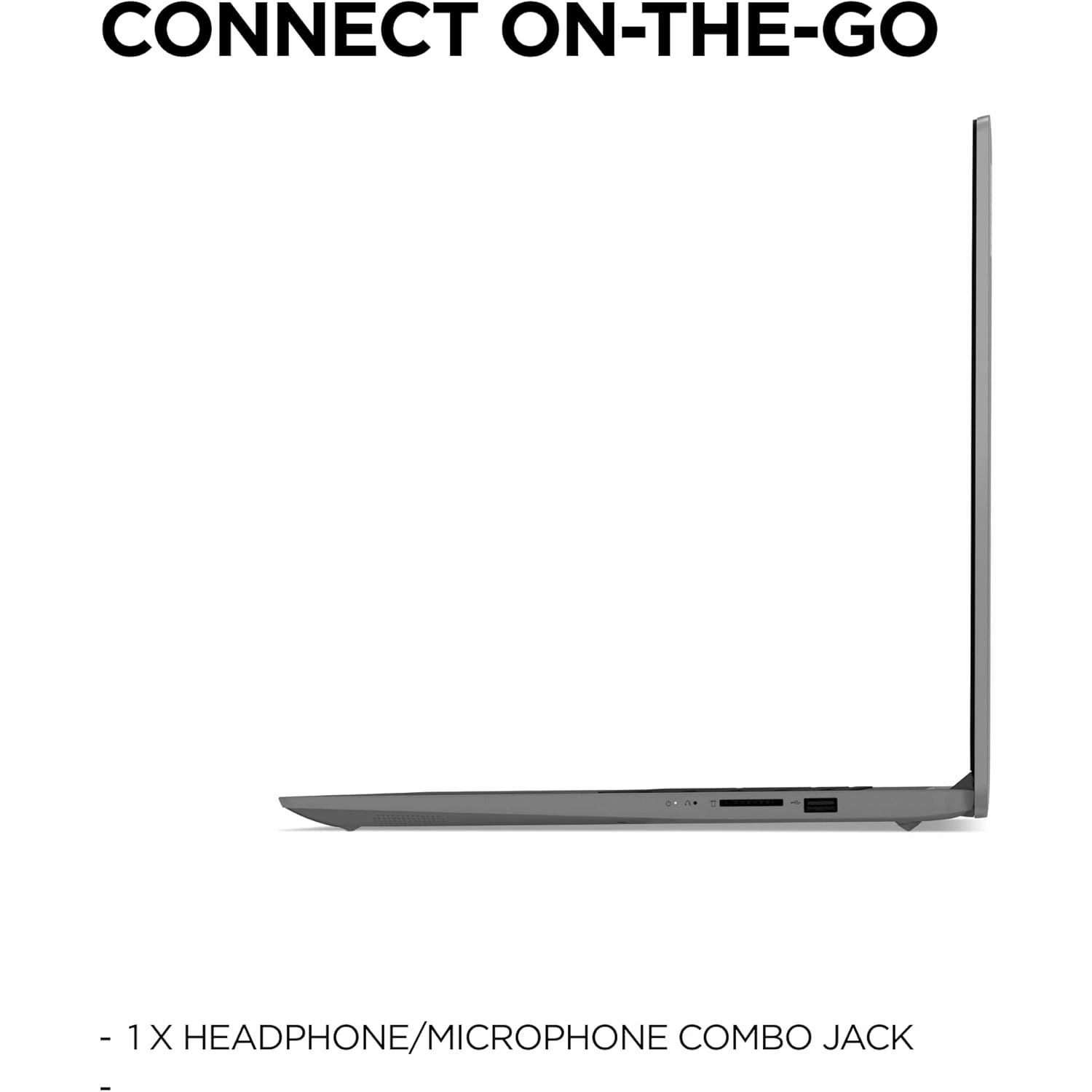 Lenovo IdeaPad 3 15" Laptop C Intel Core i3-1115G4, 8GB RAM, 256GB SSD, Windows 11 Home in S Mode, Arctic Grey