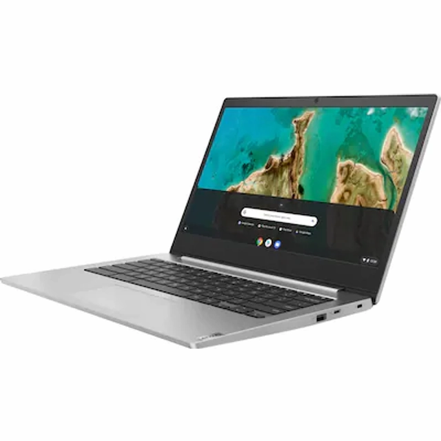 Lenovo IdeaPad 3 (CB 14IGL05) 14 Inch 64GB SSD - 4GB RAM - Intel Celeron Dual-cor e CPU -  Chrome OS - Sliver