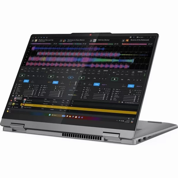 LENOVO IdeaPad 5 14" 2 in 1 Laptop, Copilot  PC - Snapdragon X Plus, 512 GB SSD, Luna Grey