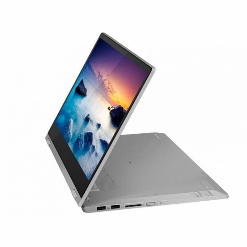 Lenovo Ideapad C340-14API 14" Full HD Touchscreen Convertible Laptop AMD Ryzen 3 3200U @ 2.6-GHz, 8GB RAM, 128GB SSD, Windows 10 Home - Silver