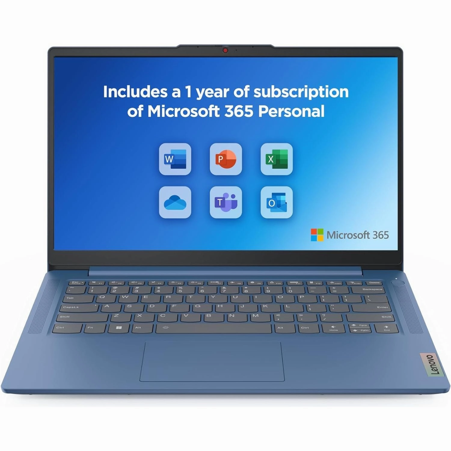 Lenovo IdeaPad Slim 3 14" Full HD Laptop Compact Efficient and Reliable 4GB 128GB SSD- Blue computer monitors, 4k monitor for work, gaming monitors sale