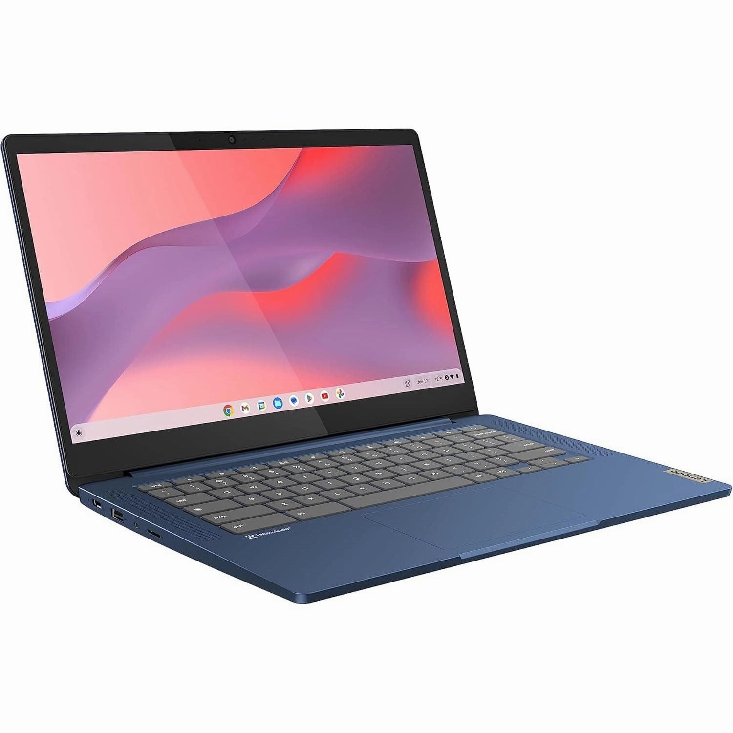 Lenovo IdeaPad Slim 3 Chromebook 14 Inch FHD Laptop - (MediaTek Kompanio 520, 4GB RAM, 64GB eMMC, ChromeOS) - Abyss Blue