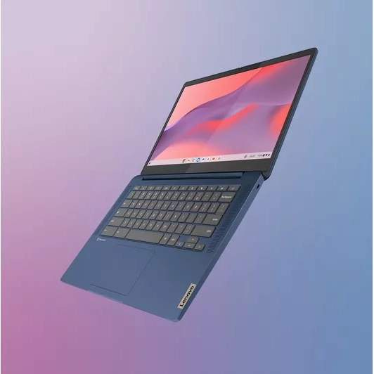 Lenovo IdeaPad Slim 3 Chromebook 14 Inch FHD Laptop - (MediaTek Kompanio 520, 8GB RAM, 128GB eMMC, ChromeOS) - Abyss Blue