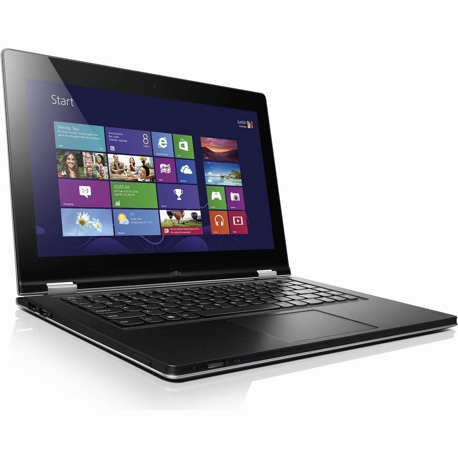 Lenovo IdeaPad Yoga 13 - 13.3 Inch - 128GB Storage - 4GB RAM - Core i5 3337U - Convertible 2 in 1 Touchscreen Ultrabook - Gray