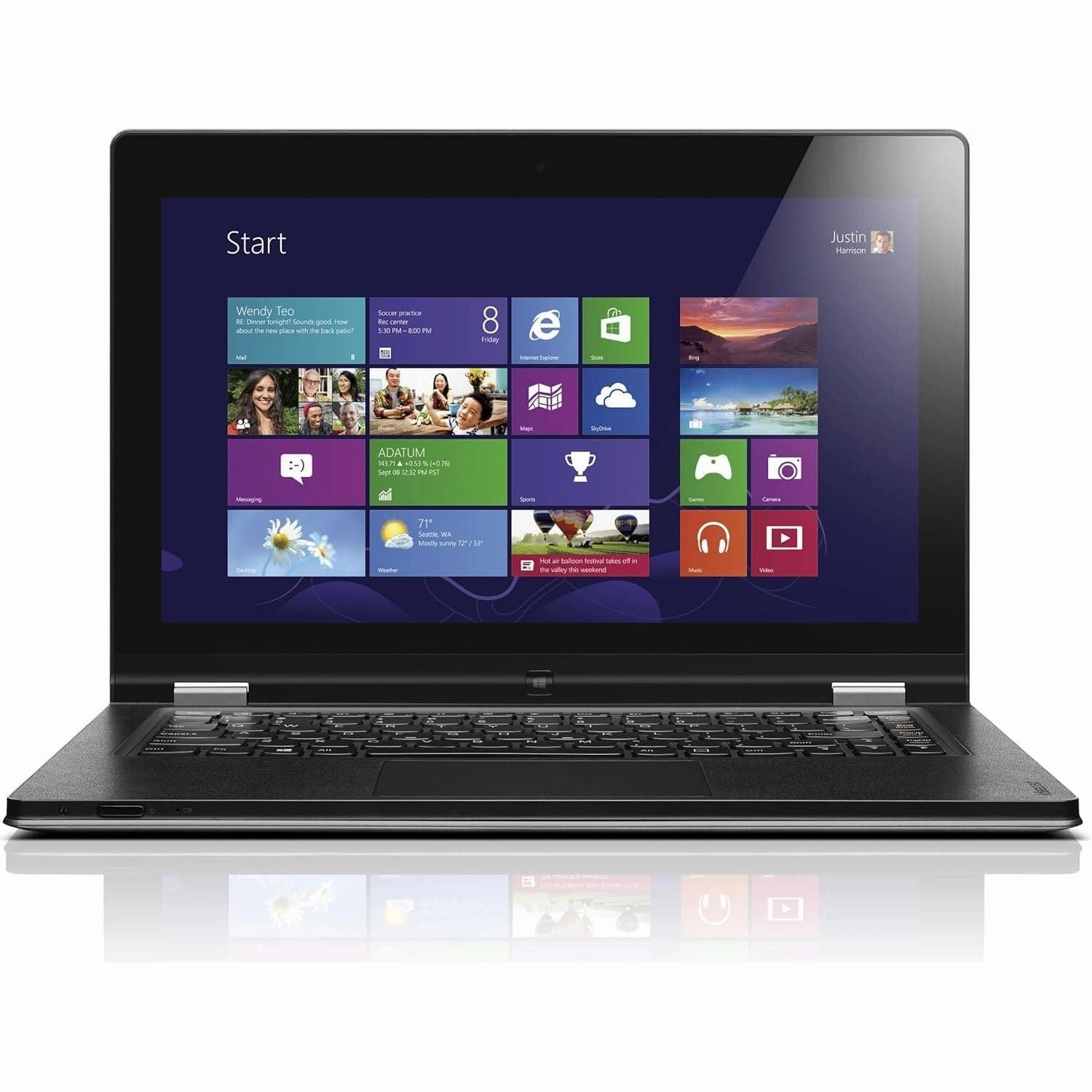 Lenovo IdeaPad Yoga 13 - 13.3 Inch - 128GB Storage - 4GB RAM - Core i5 3337U - Convertible 2 in 1 Touchscreen Ultrabook - Gray
