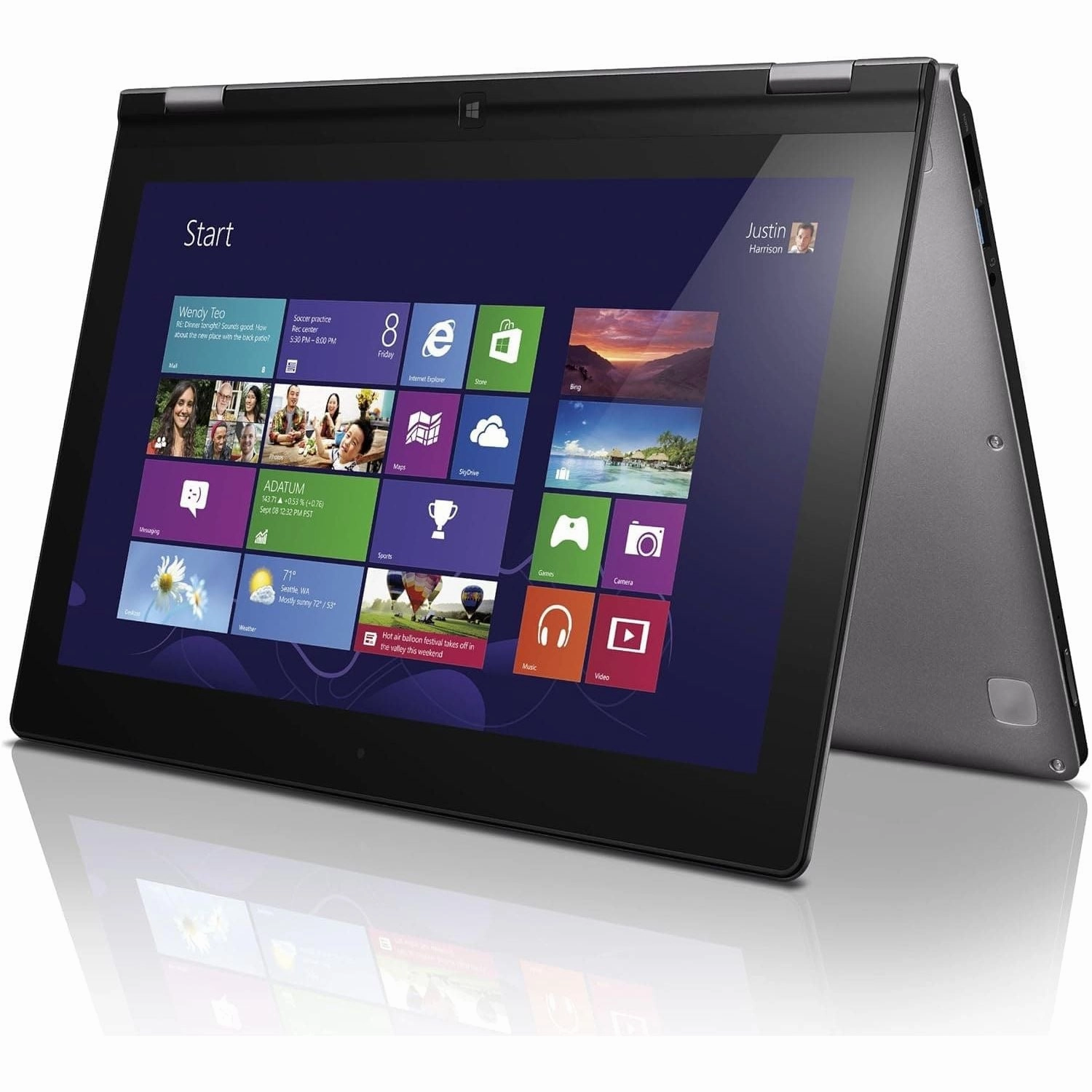 Lenovo IdeaPad Yoga 13 - 13.3 Inch - 128GB Storage - 4GB RAM - Core i5 3337U - Convertible 2 in 1 Touchscreen Ultrabook - Gray