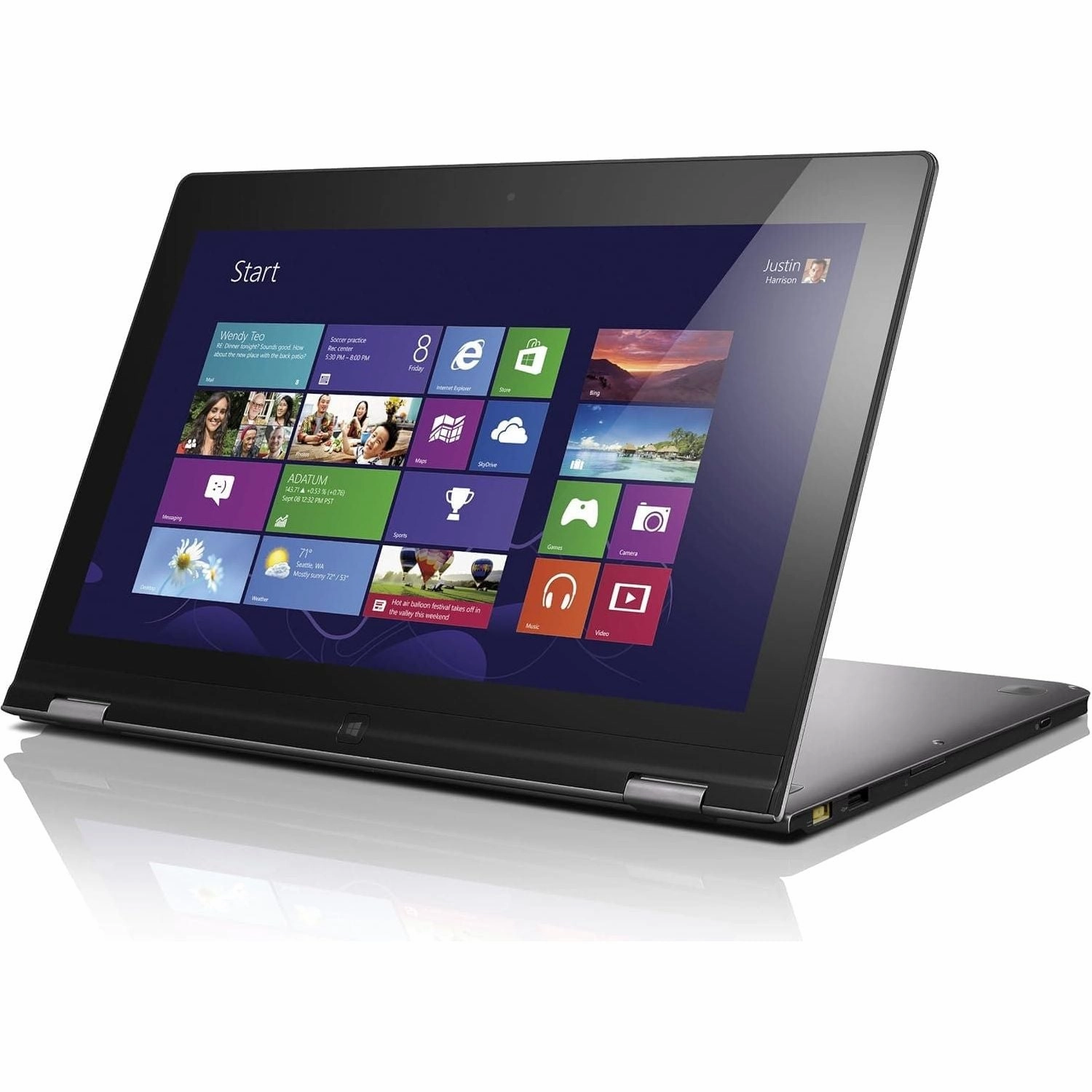 Lenovo IdeaPad Yoga 13 - 13.3 Inch - 128GB Storage - 4GB RAM - Core i5 3337U - Convertible 2 in 1 Touchscreen Ultrabook - Gray