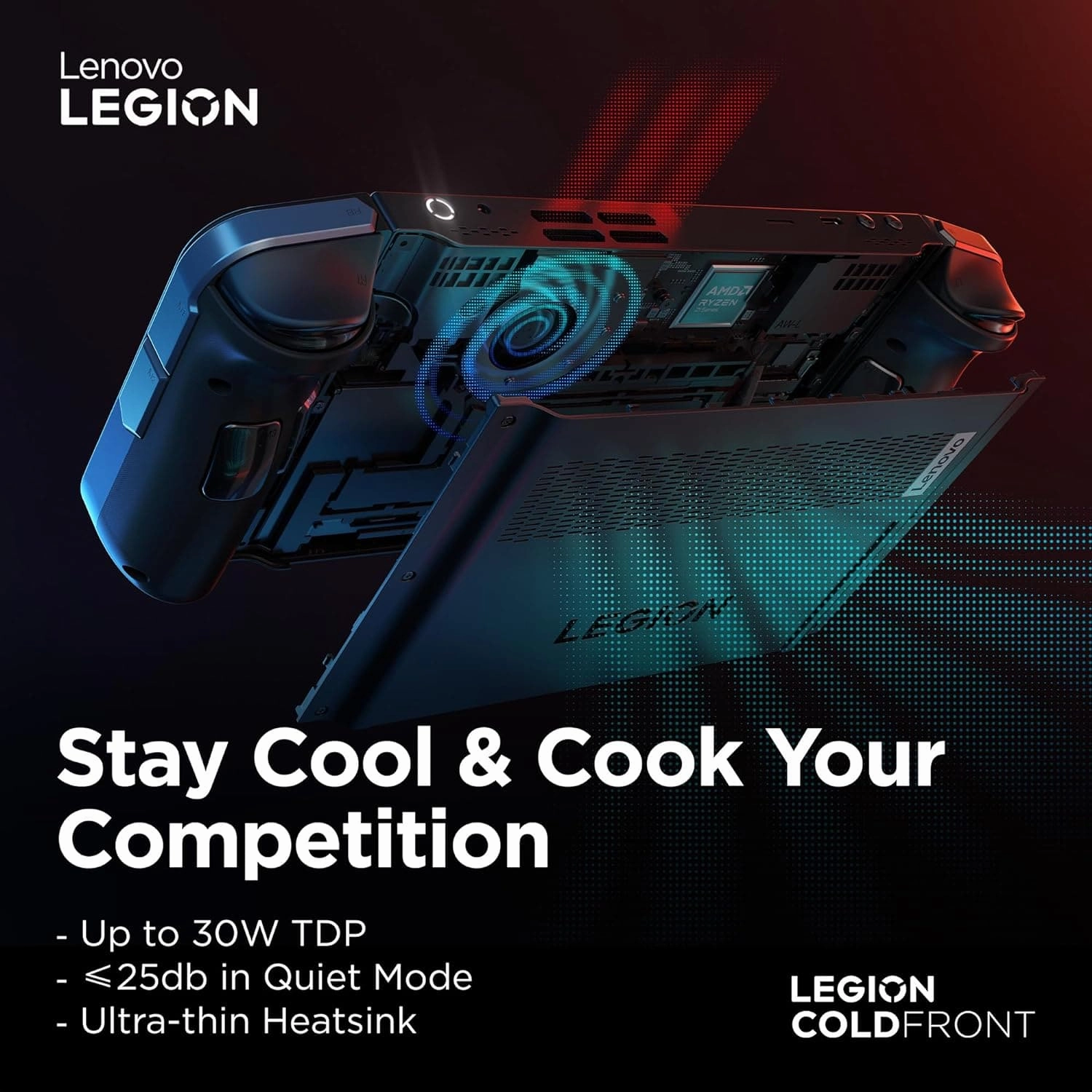 Lenovo Legion Go Handheld Gaming Console - 8.8-inch 2K Display, AMD Ryzen Z1 Extreme, 16GB RAM, 512GB SSD, Windows 11 Home