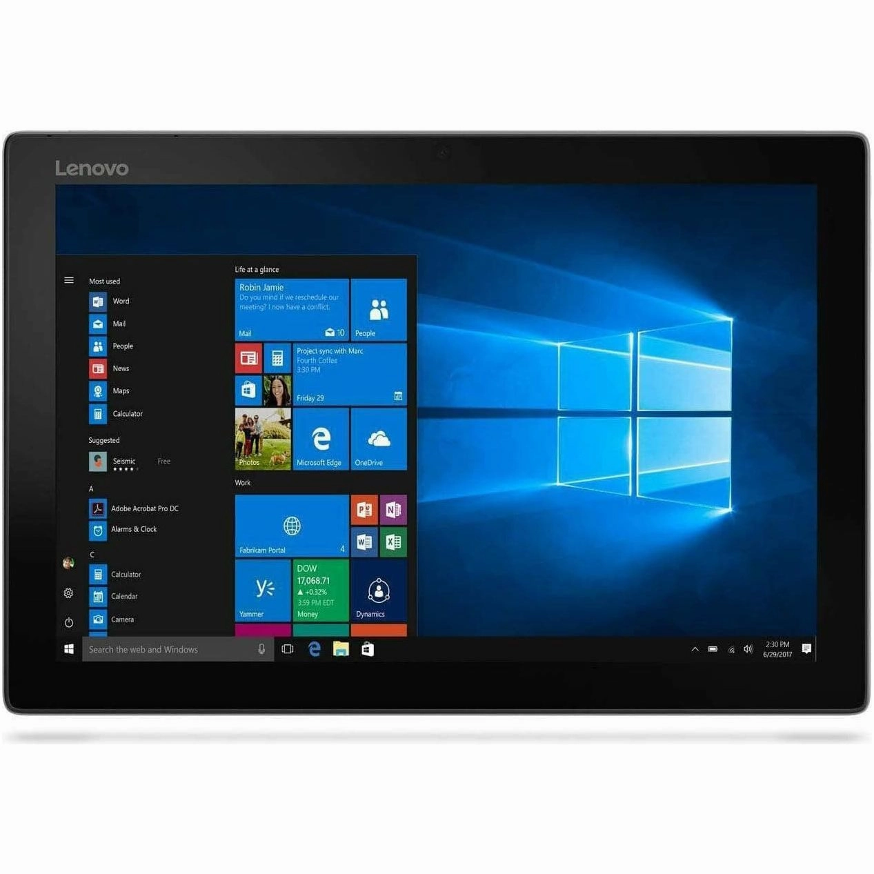 Lenovo Miix 520-12IKB - 12-Inch - 8 GB RAM - 256 GB SDD - Intel Core i5-8250U - Intel UHD 620 Graphics - Windows 10 Pro - Black