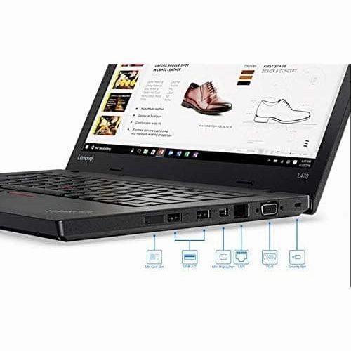 Lenovo ThinkPad L470 Laptop - 14" HD Intel Core i5-6300U 8GB 256GB SSD