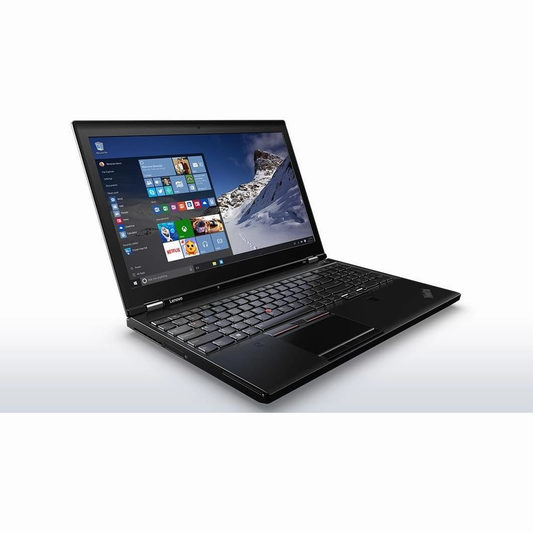 Lenovo ThinkPad P50 - Intel Core i7-6700HQ, 16GB RAM, 240GB SSD, Black