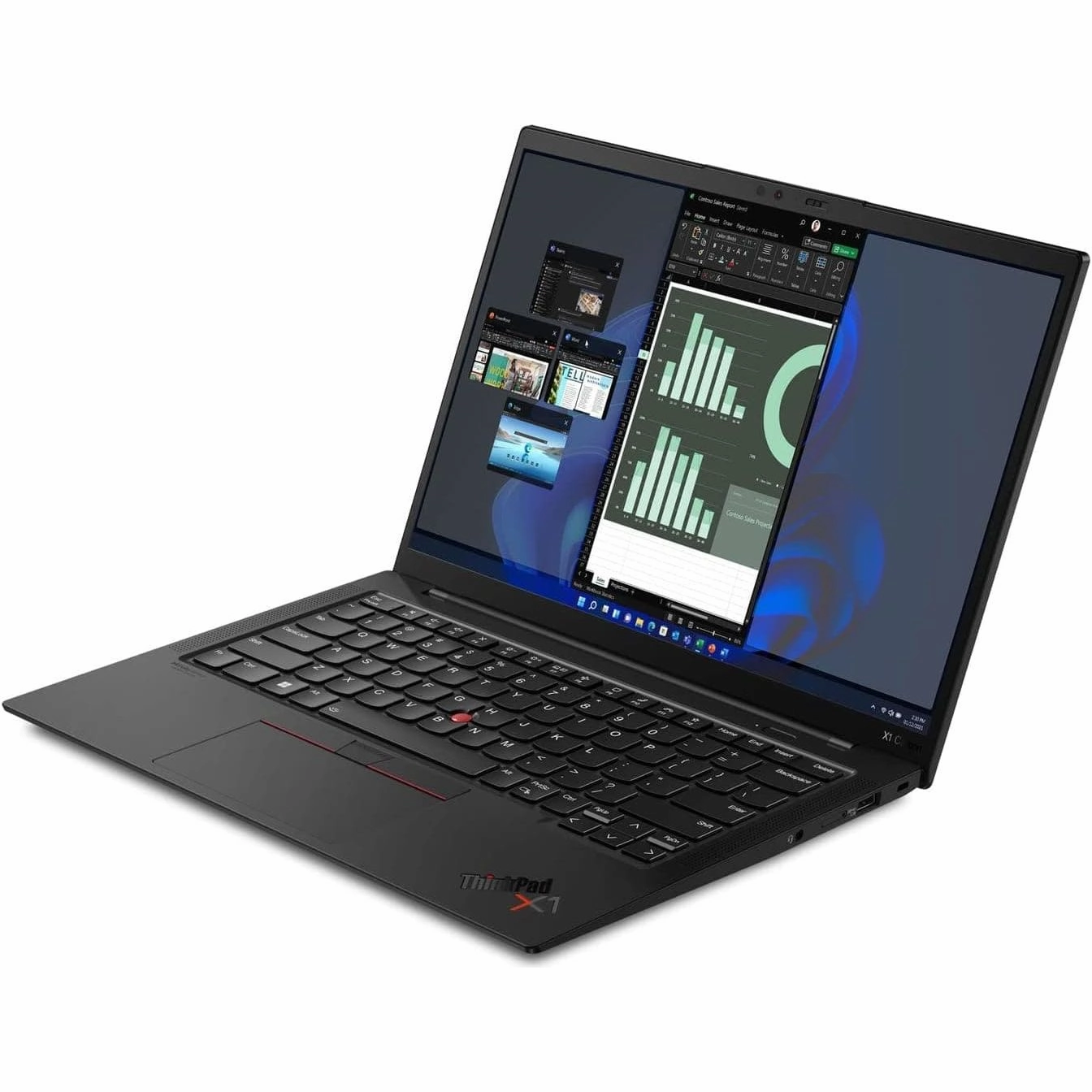 Lenovo ThinkPad X1 Carbon Gen 5 - Intel i5-6300U, 8GB RAM, 256GB SSD, Black