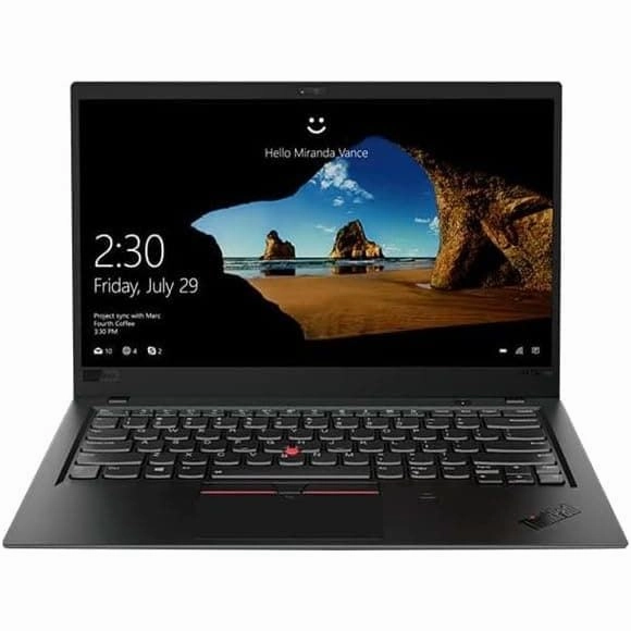 Lenovo ThinkPad x1 Carbon Gen 6 14 FHD Ultrabook - i7-8650U (4.2GHz), UHD Graphics 620, 16GB RAM, 256GB - Black computer monitors, 4k monitor for work, gaming monitors sale