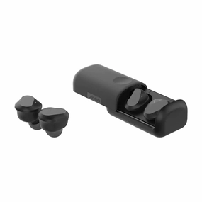 Lenovo True Wireless IPX5 Water Resistant In Ear Earbuds Black over ear headphones,wireless earphones,headphone accessories,bluetooth earbuds