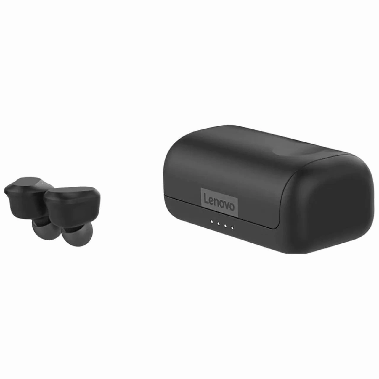 Lenovo True Wireless IPX5 Water Resistant In Ear Earbuds Black