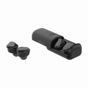 Lenovo True Wireless IPX5 Water Resistant In Ear Earbuds Black bluetooth headphones, cheap wireless headphones, headphones with mic