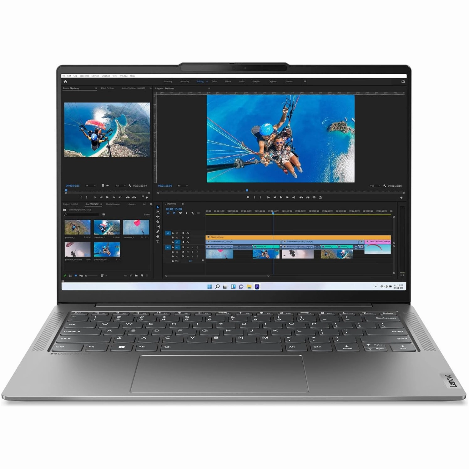 LENOVO Yoga Slim 6 14" Laptop - Intel? Core? i5, 512 GB SSD, Storm Grey