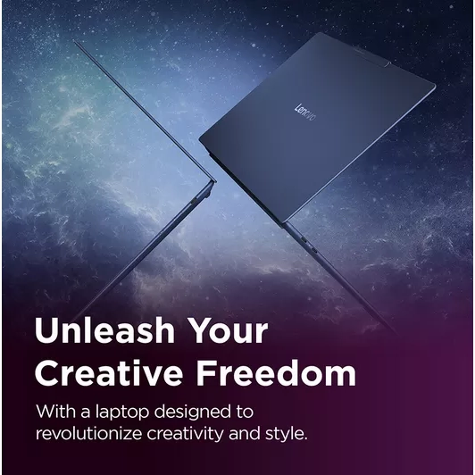 LENOVO Yoga Slim 7X 14" Laptop, Copilot  PC - Snapdragon X Elite, 1 TB SSD, Cosmic Blue