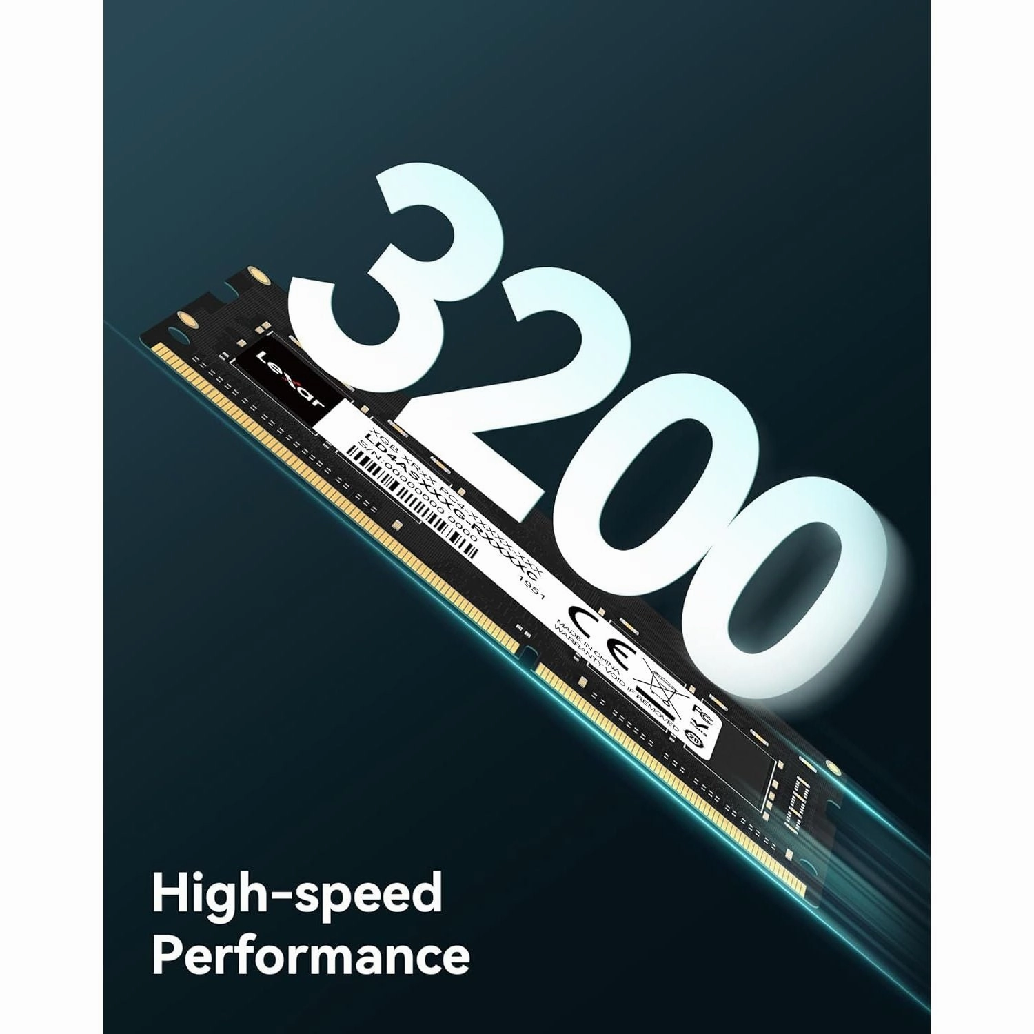 Lexar 16GB DDR4 3200MHz SODIMM Laptop RAM (2 x 8GB) - High-Performance Memory for PC Laptops