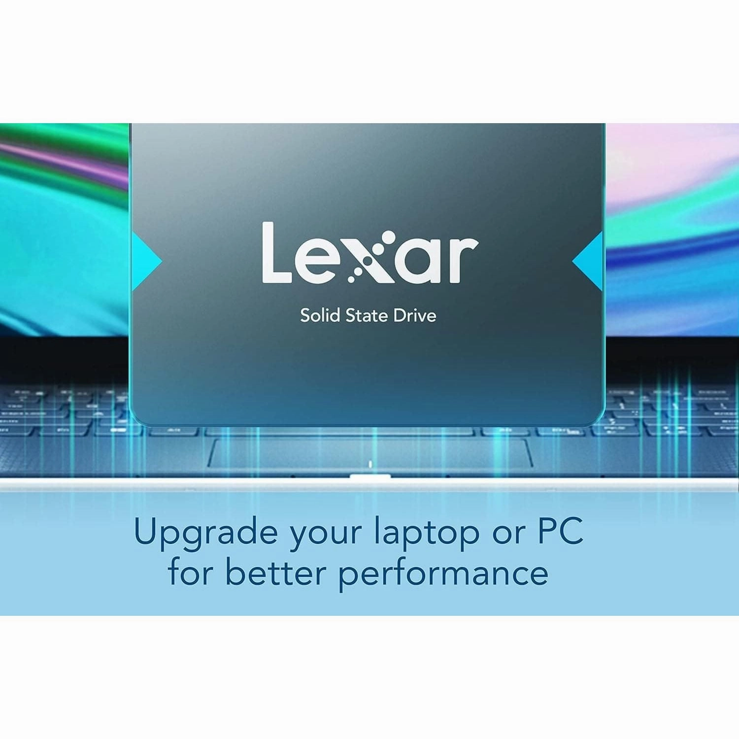 Lexar NQ100 2.5 SATA III (6Gb/s) 960GB SSD, Up to 550MB/s Read Solid State Drive, Internal SSD for Laptop, Desktop Computer/PC (LNQ100X960G-RNNNG)