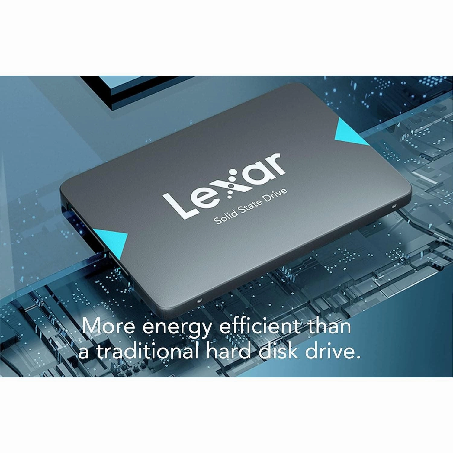 Lexar NQ100 2.5 SATA III (6Gb/s) 960GB SSD, Up to 550MB/s Read Solid State Drive, Internal SSD for Laptop, Desktop Computer/PC (LNQ100X960G-RNNNG)
