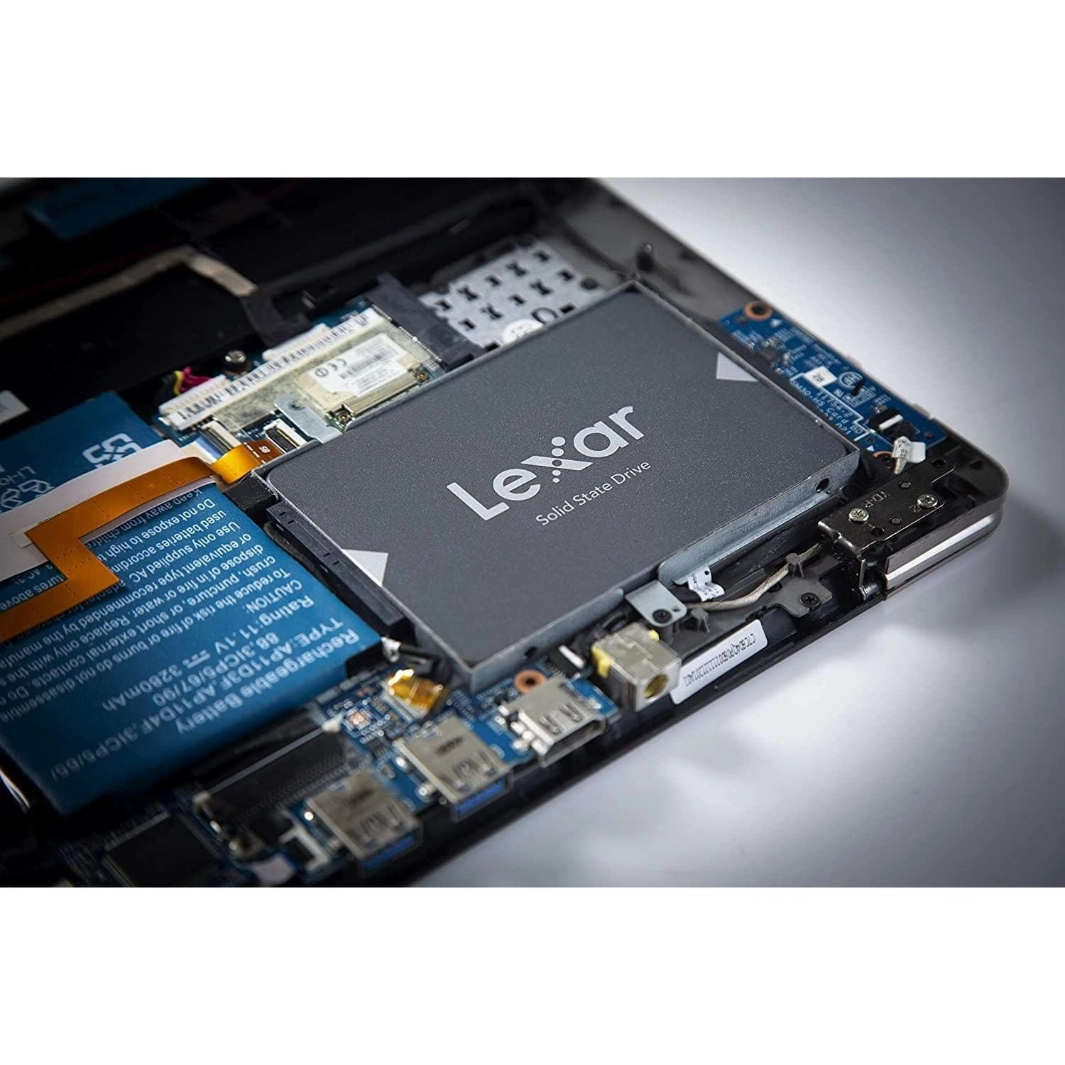 Lexar NS100 2.5 SATA III 6Gb/s Internal 128GB SSD, Solid State Drive, Up To 520MB/s Read (LNS100-128AMZN)