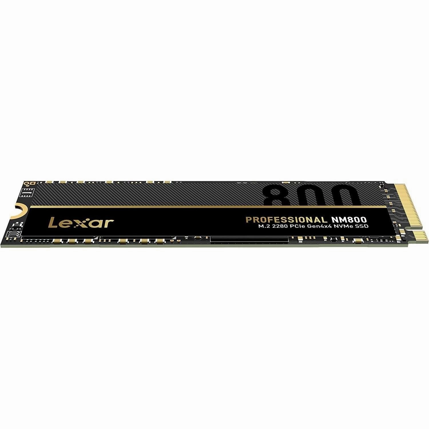 Lexar Professional 512GB NM800 M.2 2280 PCIe Gen4x4 NVMe Internal SSD, Solid State Drive, Up To 7000MB/s Read, for Gamers and Creative Professionals (LNM800X512G-RNNNG)