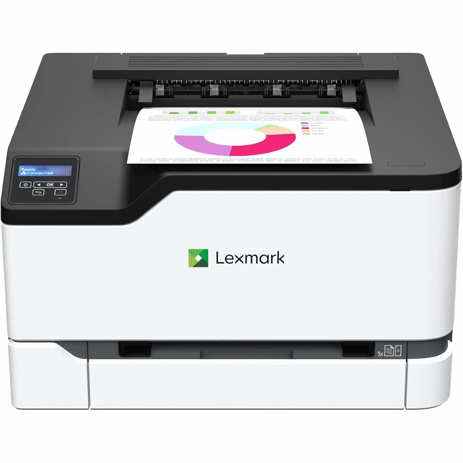 Lexmark C3224dw Colour Laser Printer with Ethernet, Mobile-Friendly Wireless Printer with Automatic Two-Sided Printing desktop computers, gaming desktop pc, all in one desktop deals