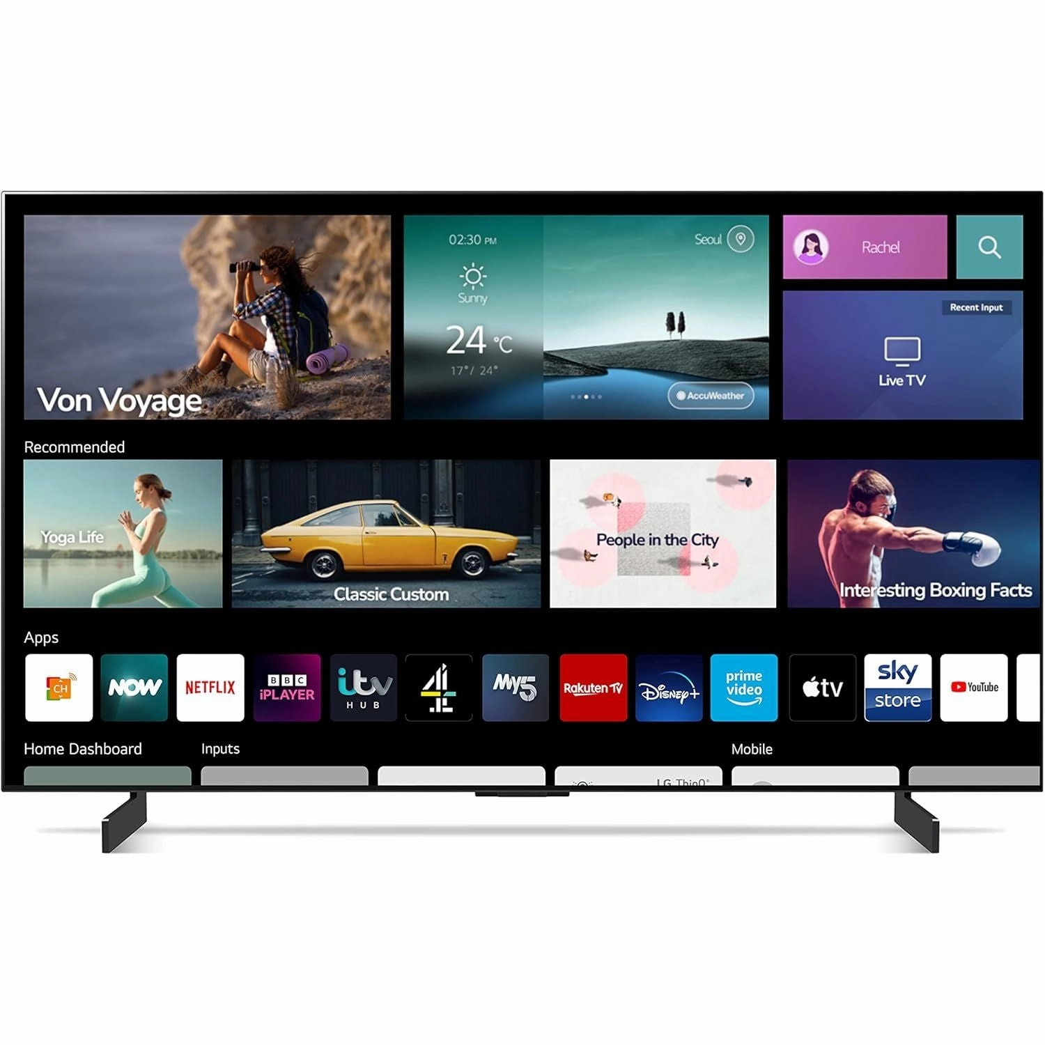 LG 42" 4K OLED Smart TV with Voice Assistants - Model OLED42C24LA