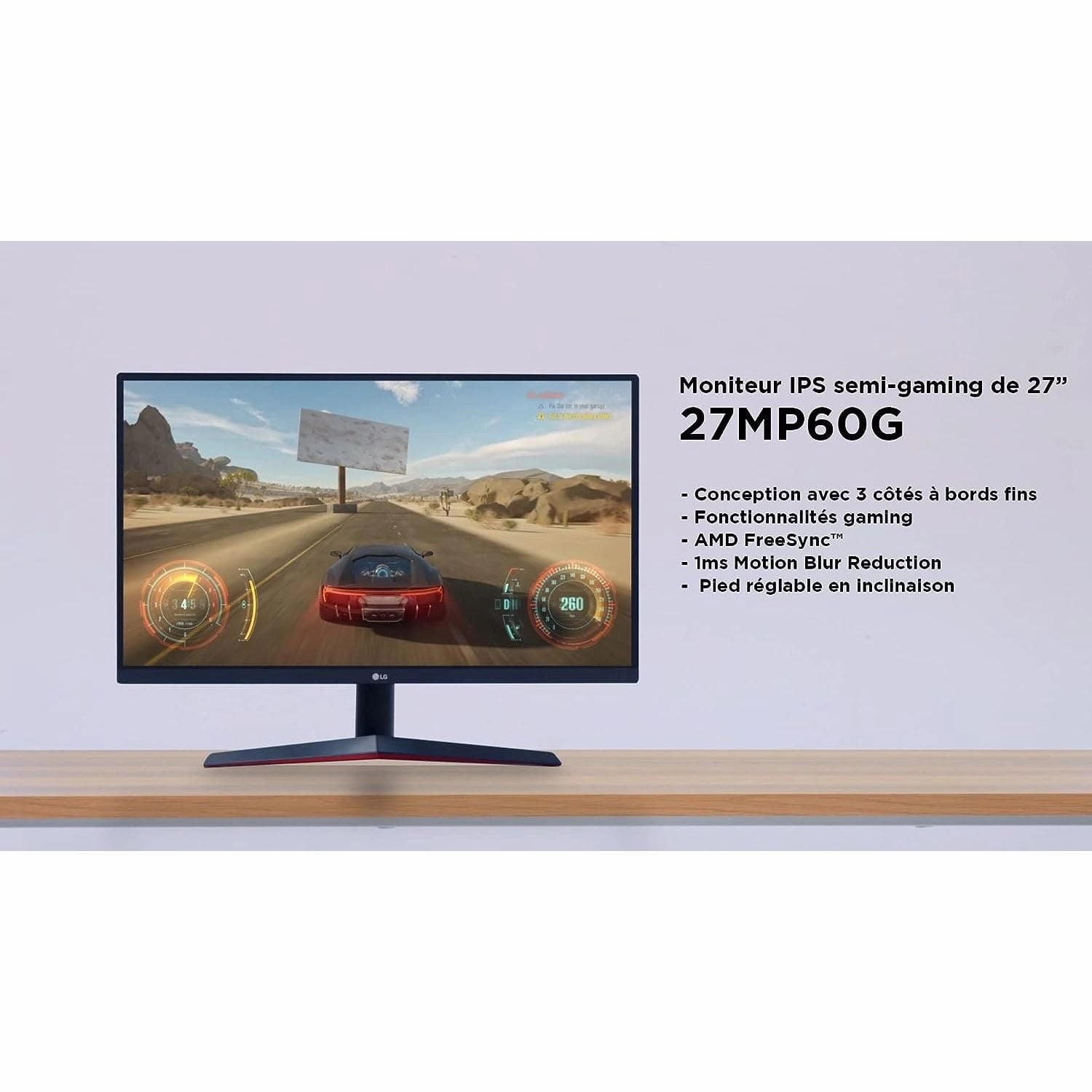 LG Electronics 68,6cm/27" (1920X1080) 27MP60G-B Full HD 5ms 16:9 VGA HDMI DP - Black