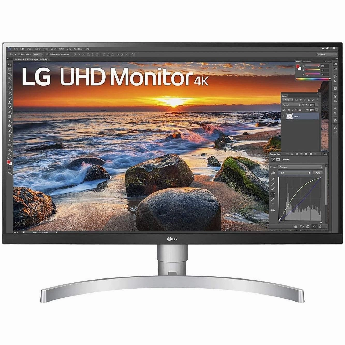 LG Electronics UHD 4K Monitor - 27UN83A-W, 27 inch, IPS Monitor, 60 Hz,5 ms,3840 x 2160 px, USB Type-C, sRGB 99%, Radeon FreeSync, White retro game consoles, buy sega console, retro gaming accessories