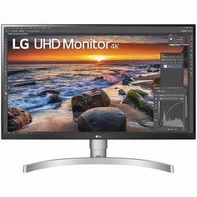 LG Electronics UHD 4K Monitor - 27UN83A-W, 27 inch, IPS Monitor, 60 Hz,5 ms,3840 x 2160 px, USB Type-C, sRGB 99%, Radeon FreeSync, White retro game consoles, buy sega console, retro gaming accessories